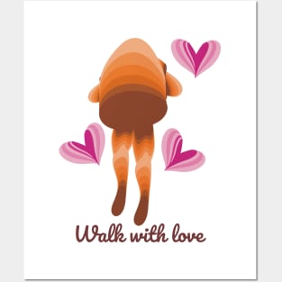 walk with love Posters and Art